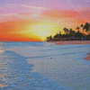 Aruba Beach At Sunset Diamond Painting