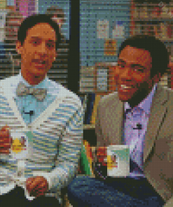 Troy And Abed Diamond Painting