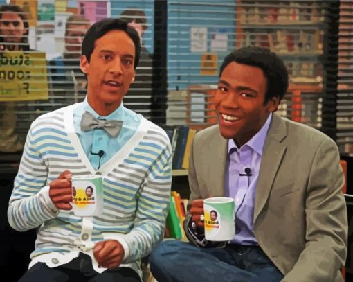 Troy And Abed Diamond Painting