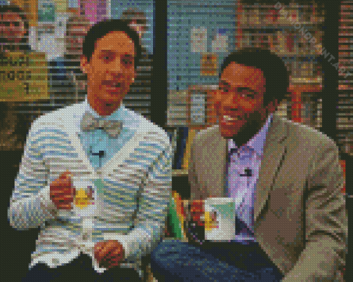 Troy And Abed Diamond Painting