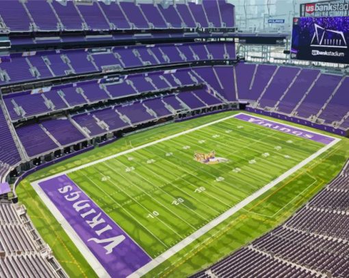 Us Bank Stadium Diamond Painting