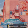 Vintage Muscle Car Diamond Painting