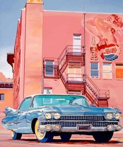 Vintage Muscle Car Diamond Painting