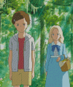 When Marnie Was There Characters Diamond Painting