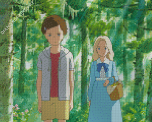 When Marnie Was There Characters Diamond Painting