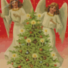 Christmas Angel Twins Diamond Painting