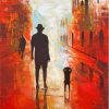 Father And Son Silhouette Diamond Painting