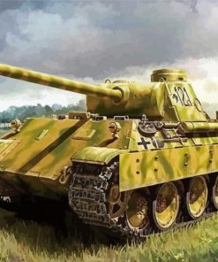 German Tank Diamond Painting