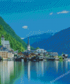 Hallstatt Lake Austria Diamond Painting