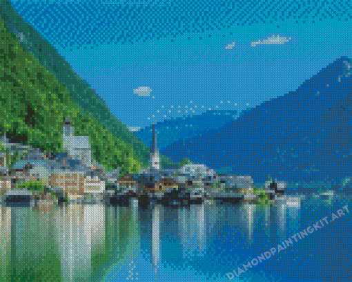 Hallstatt Lake Austria Diamond Painting