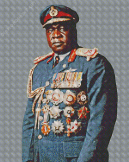 Idi Amin Diamond Painting