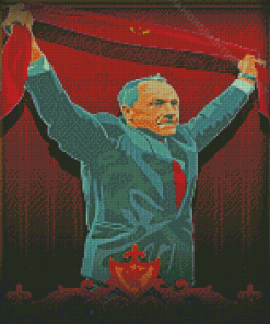 Illustration Bill Shankly Diamond Painting