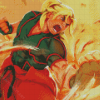 Ken Masters Street Fighter Anime Diamond Painting