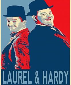 Laurel And Hardy Poster Diamond Painting