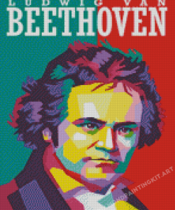 Ludwig Van Beethoven Poster Diamond Painting