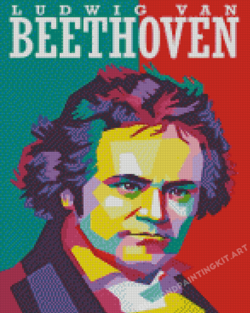 Ludwig Van Beethoven Poster Diamond Painting