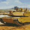 M1a1 Abrams Tank Diamond Painting