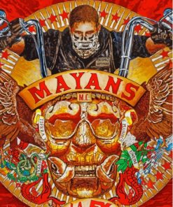 Mayans Mc Poster Arts Diamond Painting