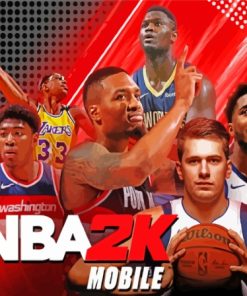 NBA 2k Basketball Sport Game Diamond Painting