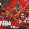 NBA 2k Basketball Sport Game Diamond Painting