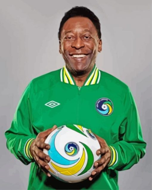 Pele Edson Arantes Do Nascimento Diamond Painting