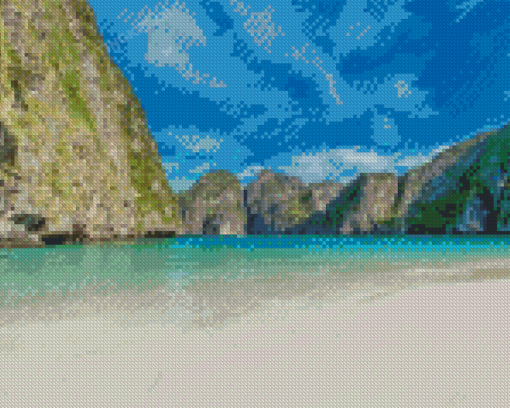 Phi Phi Maya Bay Diamond Painting