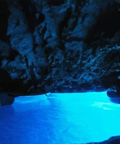 The Blue Caves Greece Zakynthos Cruises Diamond Painting