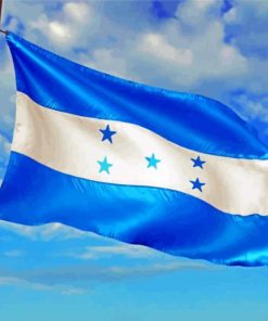 The Honduras Flag Diamond Painting