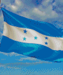 The Honduras Flag Diamond Painting