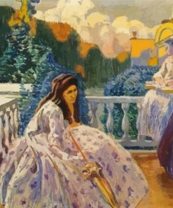 Three Ladies On The Terrace Diamond Painting