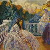 Three Ladies On The Terrace Diamond Painting