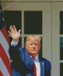 Trump President Of Usa Diamond Painting