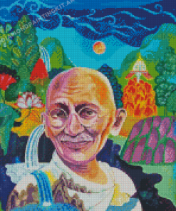 Aesthetic Gandhi Art Diamond Painting