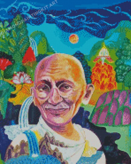 Aesthetic Gandhi Art Diamond Painting