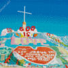 Colorful Salvation Mountain Diamond Painting