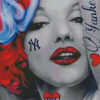 Tattooed Marilyn Monroe Diamond Painting