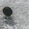 Hockey Puck On Ice Diamond Painting