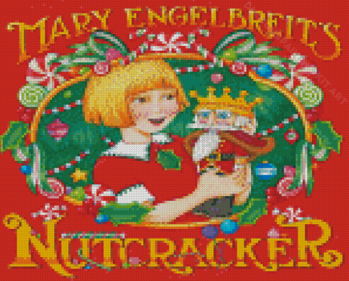 Mary Engelbreits Nutcracker Diamond Painting