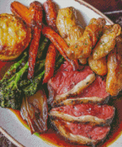 Sunday Roast Dinner Diamond Painting