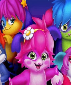 The Popples Characters Diamond Painting