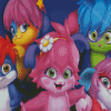 The Popples Characters Diamond Painting