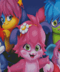 The Popples Characters Diamond Painting