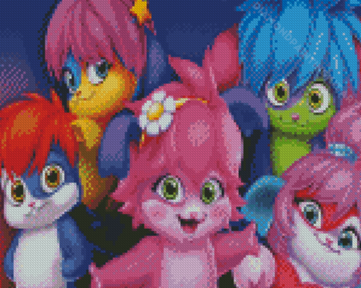 The Popples Characters Diamond Painting