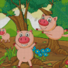 Three Little Pigs Diamond Painting