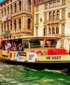 Water Bus Venice Italy Diamond Painting