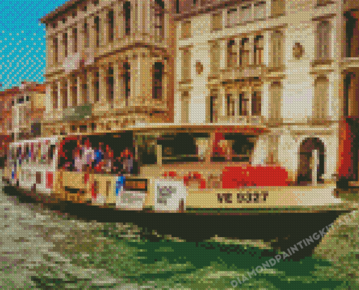 Water Bus Venice Italy Diamond Painting