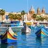 Malta Harbor Diamond Painting