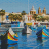 Malta Harbor Diamond Painting