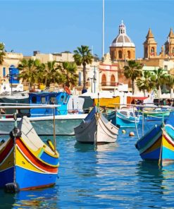 Malta Harbor Diamond Painting