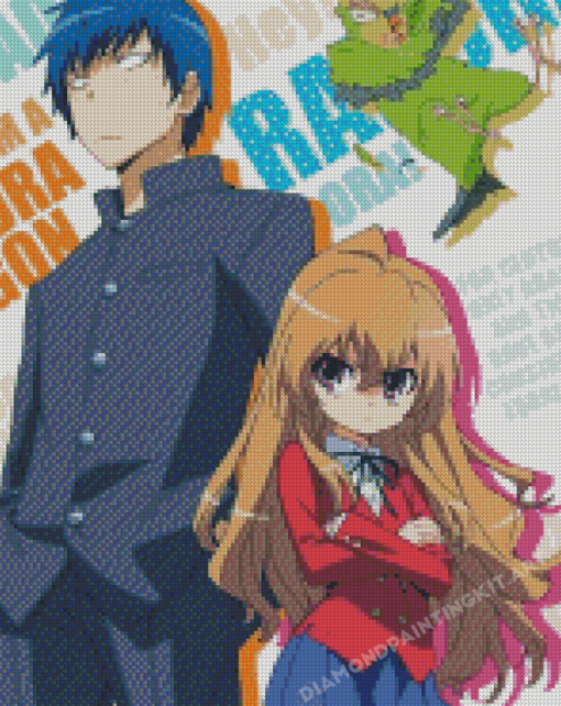 Toradora Anime Characters Diamond Painting